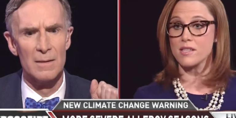 Watch Bill Nye Visibly Lose Faith In Humanity As He Battles Crossfire Anchor (And Is Laughed At) Over Global Warming