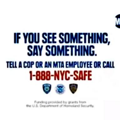 If You See Something, Say Something