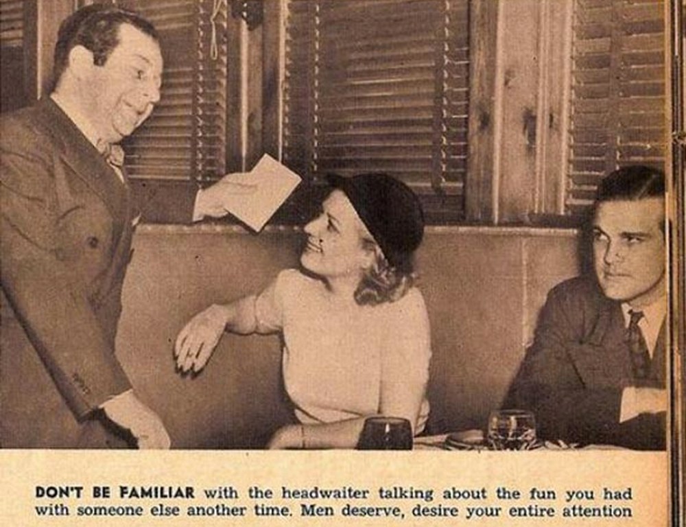 Ridiculous Dating Tips From The 1930s