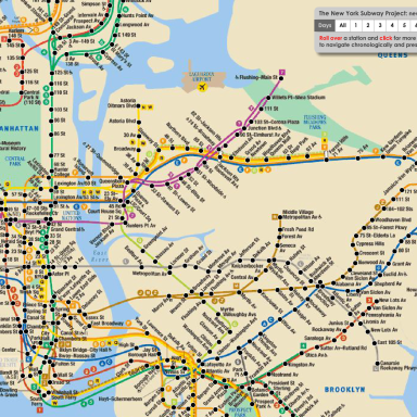 Stop What You’re Doing And Check This Interactive NYC Subway Map Out