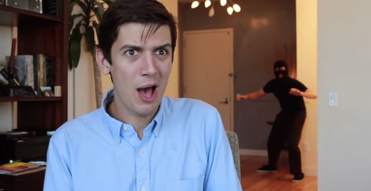 When You’re Recording Your YouTube Video, Try Not To Get Robbed