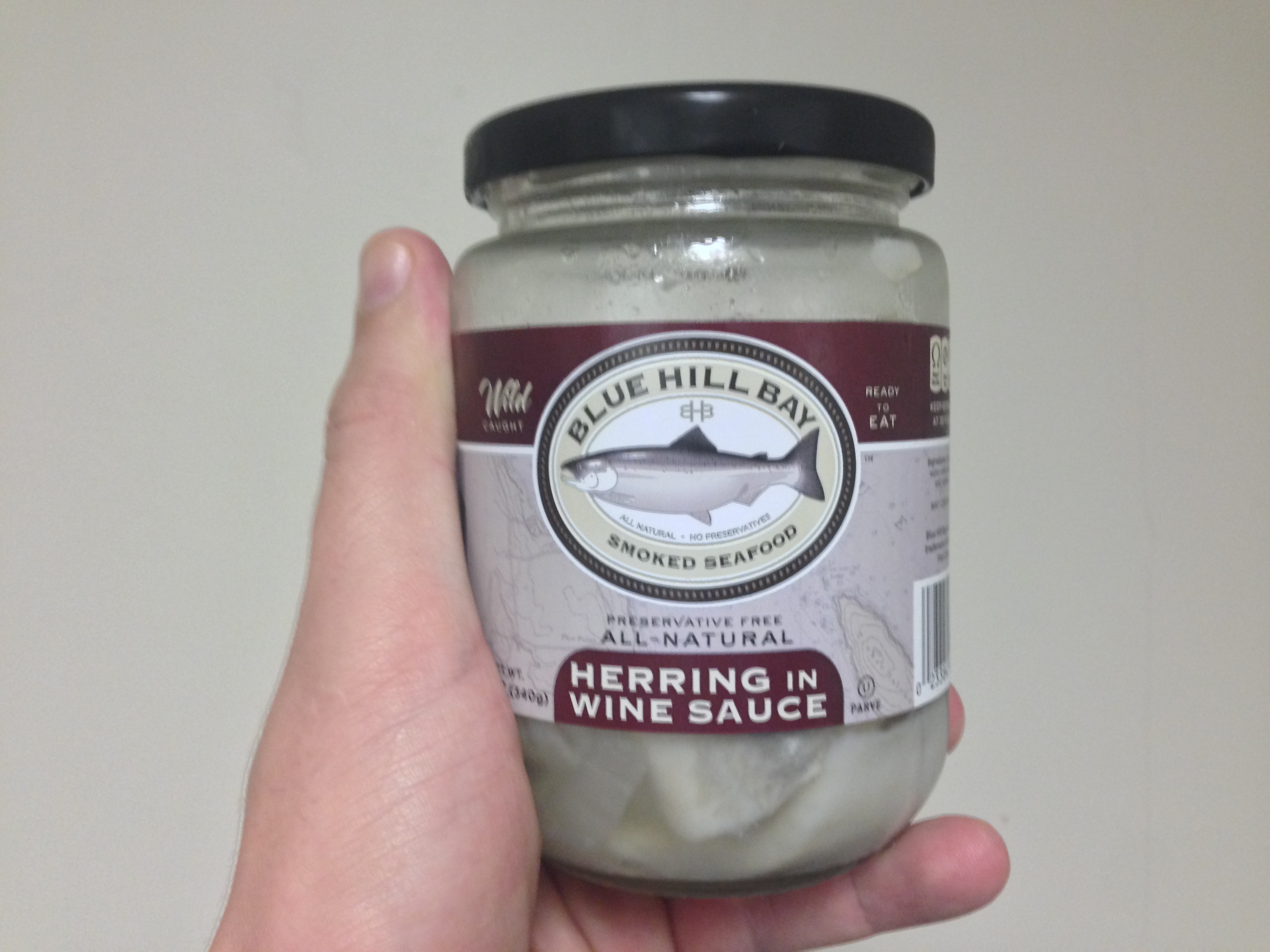 A Review Of This Jar Of ReadyToEat Pickled Herring In Wine Sauce