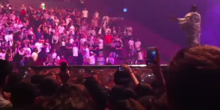 Watch Kanye West Call Out Two Fans Because They Didn’t Stand Up For His Song