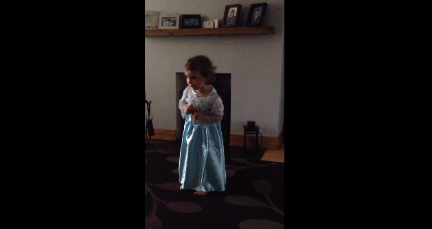 Watch What This Little Girl With An Adorable Accent Does When Her Mom Interrupts Her “Performance”