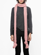 Wool and the Gang's Giles scarface in pink blush (also comes in navy and gray) / Wool and the Gang.