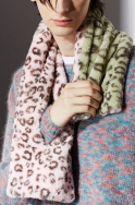 Gosha Rubchinskiy's leopard print stole / Opening Ceremony.