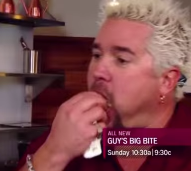 This Video Of Guy Fieri Eating In Slow Motion Will Bring You To Tears
