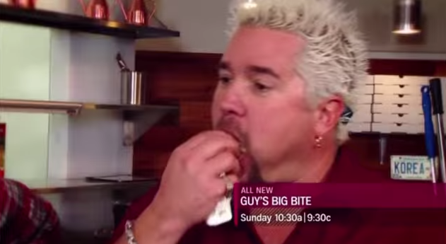 This Video Of Guy Fieri Eating In Slow Motion Will Bring You To Tears