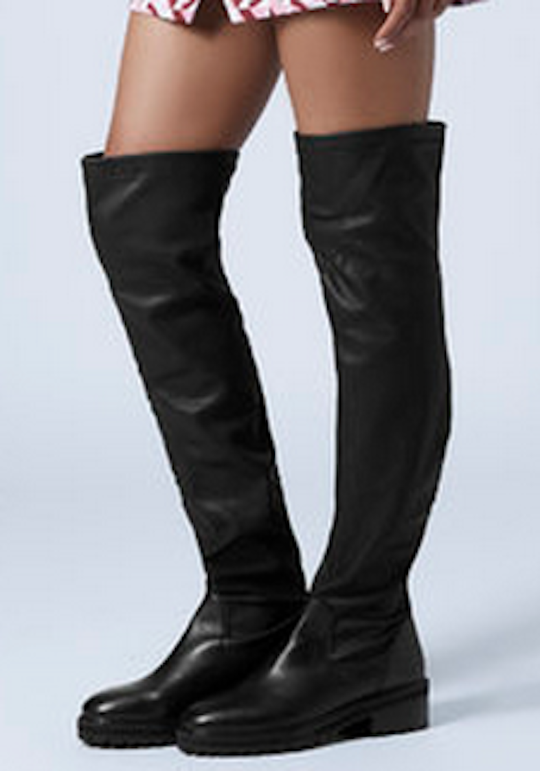 Topshop over clearance the knee boots