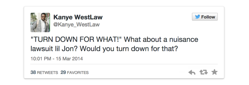 38 Times @Kanye_WestLaw Nailed The Law School Experience