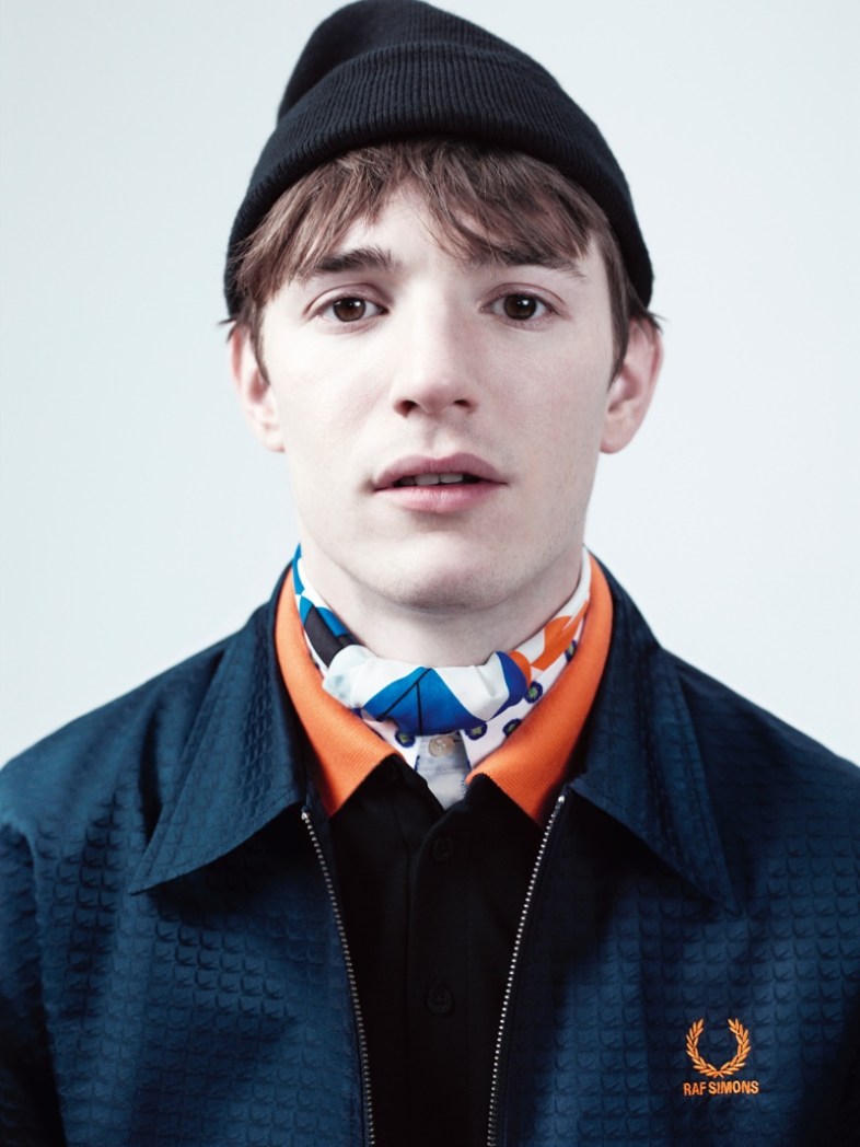 Raf Simons for Fred Perry campaign, spring/summer 2014, shot by Willy Vanderperre.