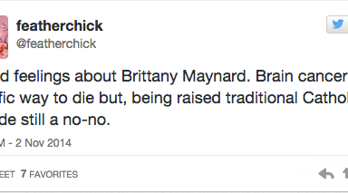 There Is Only One Appropriate Reaction to Brittany Maynard’s Passing