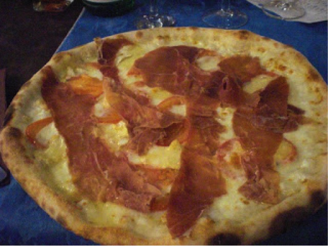Brie and Prosciutto Pizza