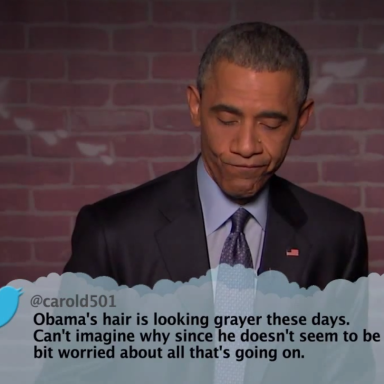 Watch President Obama Read Mean Tweets About Himself On Jimmy Kimmel’s Show