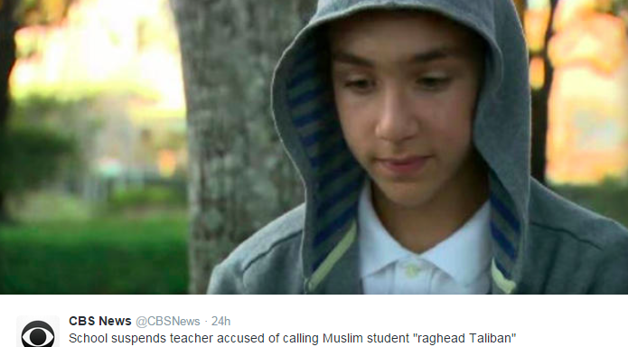 Florida Teacher Calls Lebanese Student And Boy Scout “Raghead Taliban” For Wearing A Hoodie