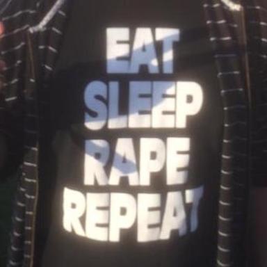 This Guy Is Wearing A ‘Eat, Sleep, Rape, Repeat’ Shirt At Coachella, And It’s F*cking Terrible