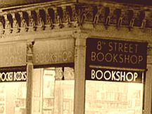 eighth street bookshop sign