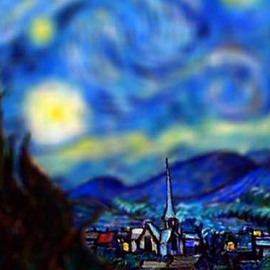 Applying Tilt Shift To Van Gogh’s Paintings Makes For Some Incredible Results