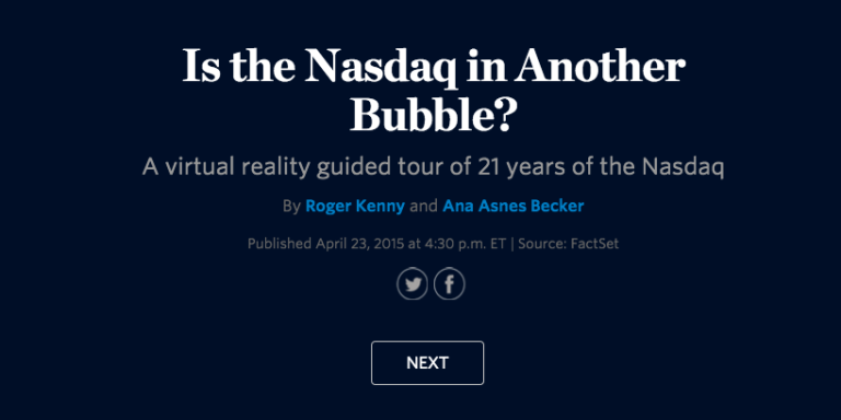 You Can Take A Ride On This WSJ Virtual Reality Guide Of NASDAQ’s Highs And Lows