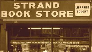 strand bookstore sign