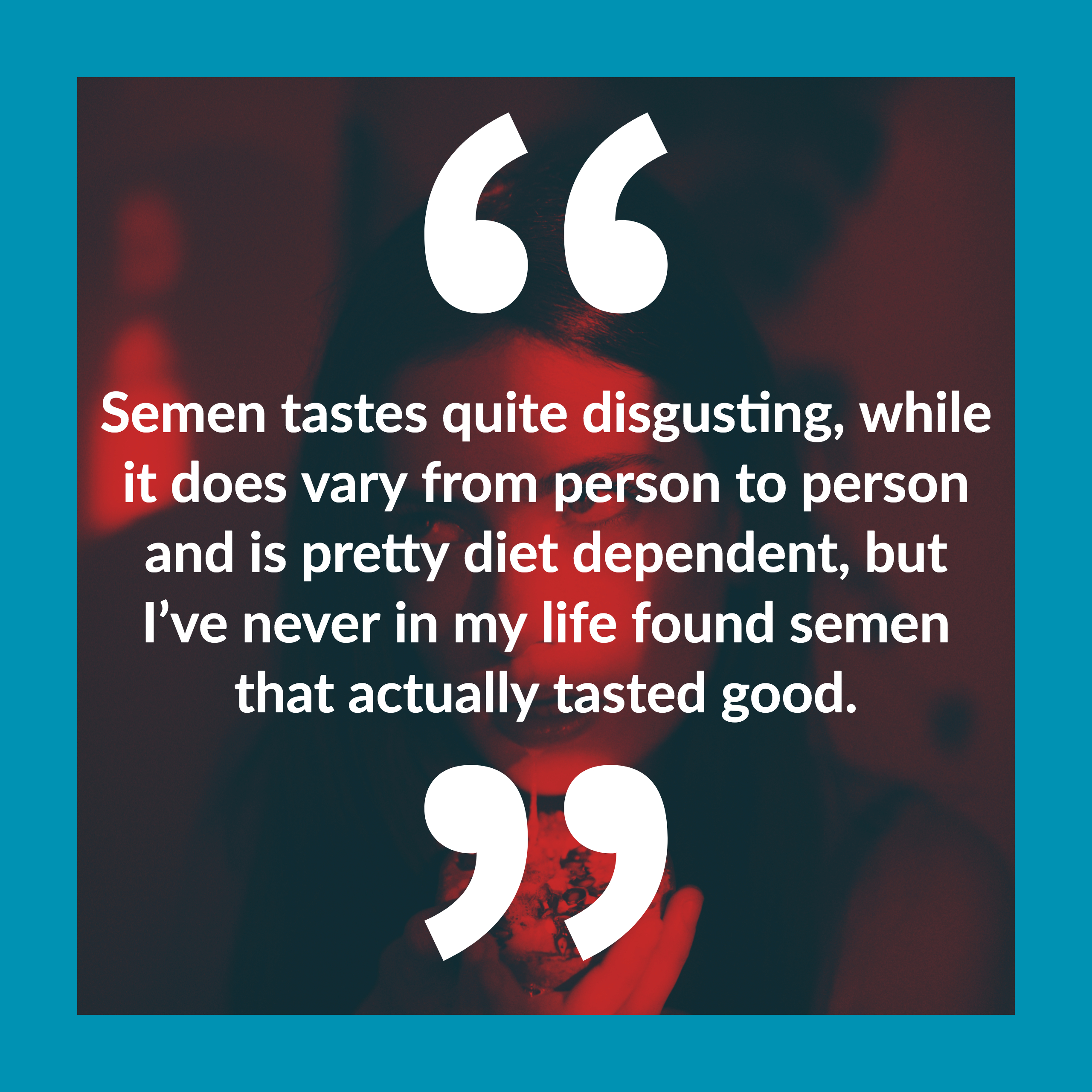 Swallowing Cum — 37 Women Explain What Drinking Semen Feels Like | Thought Catalog