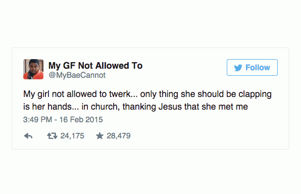 18 Examples Of Things My Girlfriend Is Not Allowed To Do