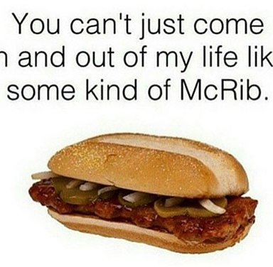 18 Insanely Dramatic Photos Of The McRib That’ll Have You Tearing Your Hair Out