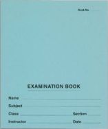 blue book exam