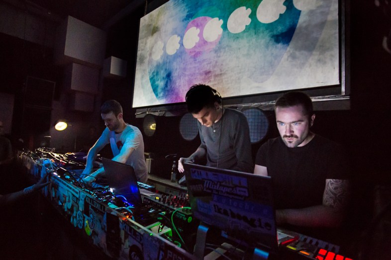 Lakker & Tim Exile Performing at KRAKE. Image Courtesy of Jo Ruckelshausen