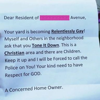 Neighbor Called Baltimore Woman’s Yard ‘Relentlessly Gay,’ So She Raised Money To Make It Even More Gay