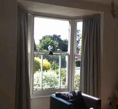 Watch This Hilarious Video Of A Man Trying To Kick A Pigeon Out From His House