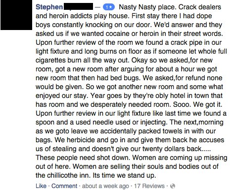 Facebook / Chillicothe Inn
