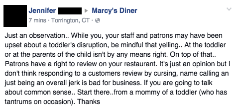 Facebook / Marcy's Diner