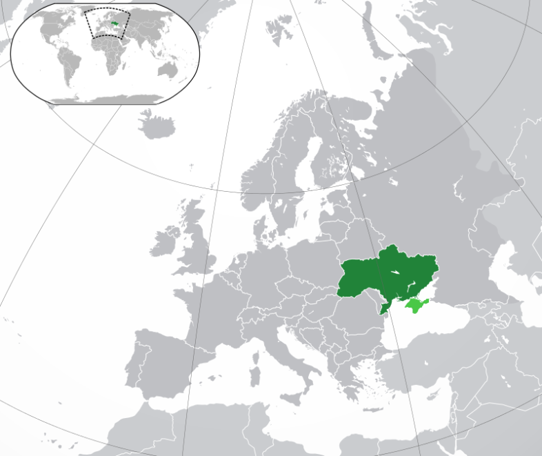 The nation of Ukraine | Wikicommons / Rob984