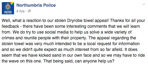 Facebook / Northumbria Police