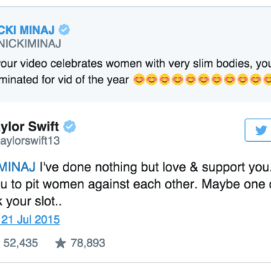 Nicki/Taylor Feud: Speak Now, Taylor Swift…But Say Something Else This Time