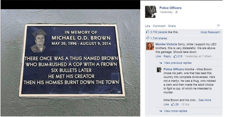 Facebook / Police Officers