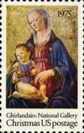 Christmas 1975 stamp