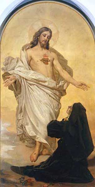 St. Margaret Mary, AKA St. Marguerite-Marie Alacoque.