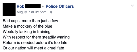Facebook / Police Officers
