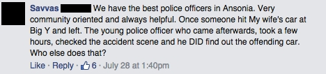Facebook / Ansonia Police Department