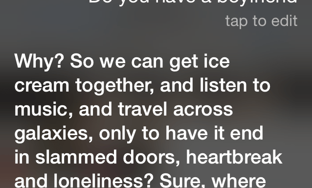 You’ll Never Believe These 7 Sassy Responses Siri Gives When You Ask About Her Love Life