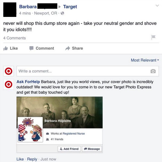 Facebook / Target