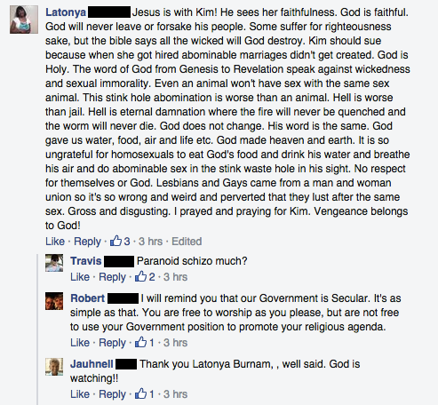 Facebook / Support KIM DAVIS