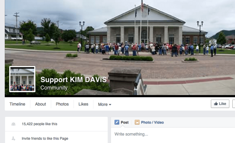 Facebook / Support KIM DAVIS