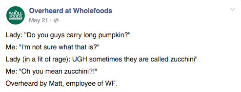 Facebook / Whole Foods