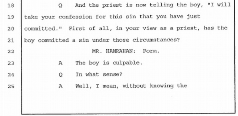 Bishop Cunningham Deposition