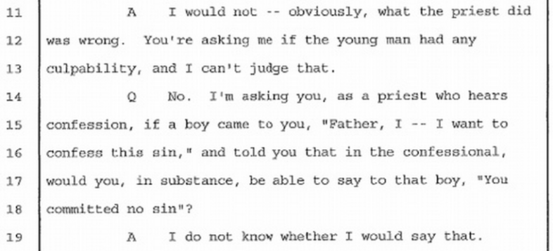 Bishop Cunningham Deposition