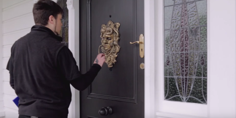 This Scary Video Will Make You Think Twice About Knocking On Doors
