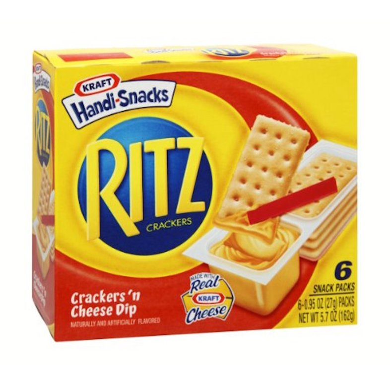 Amazon / Kraft Handi-Snacks Ritz Crackers 'n Cheese Dip Snack - 6 PK